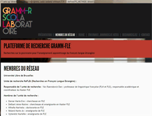 Tablet Screenshot of gramm-fle.ulb.ac.be