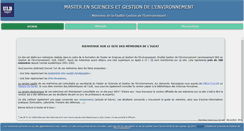 Desktop Screenshot of mem-envi.ulb.ac.be