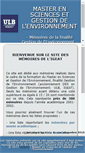 Mobile Screenshot of mem-envi.ulb.ac.be
