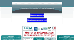 Desktop Screenshot of ciem.ulb.ac.be
