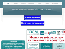 Tablet Screenshot of ciem.ulb.ac.be