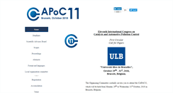 Desktop Screenshot of capoc.ulb.ac.be