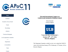 Tablet Screenshot of capoc.ulb.ac.be