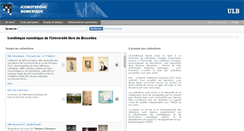 Desktop Screenshot of icono.ulb.ac.be