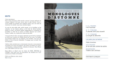 Desktop Screenshot of monologuesdautomne.ulb.ac.be