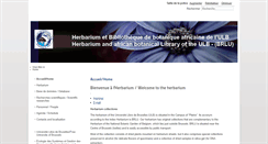 Desktop Screenshot of herbarium.ulb.ac.be