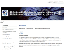 Tablet Screenshot of herbarium.ulb.ac.be