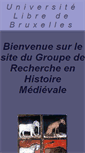 Mobile Screenshot of grhm.ulb.ac.be