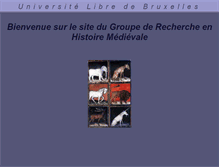 Tablet Screenshot of grhm.ulb.ac.be