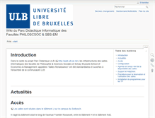Tablet Screenshot of lis.ulb.ac.be