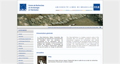 Desktop Screenshot of crea.ulb.ac.be