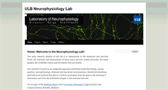 Desktop Screenshot of neurophy.ulb.ac.be